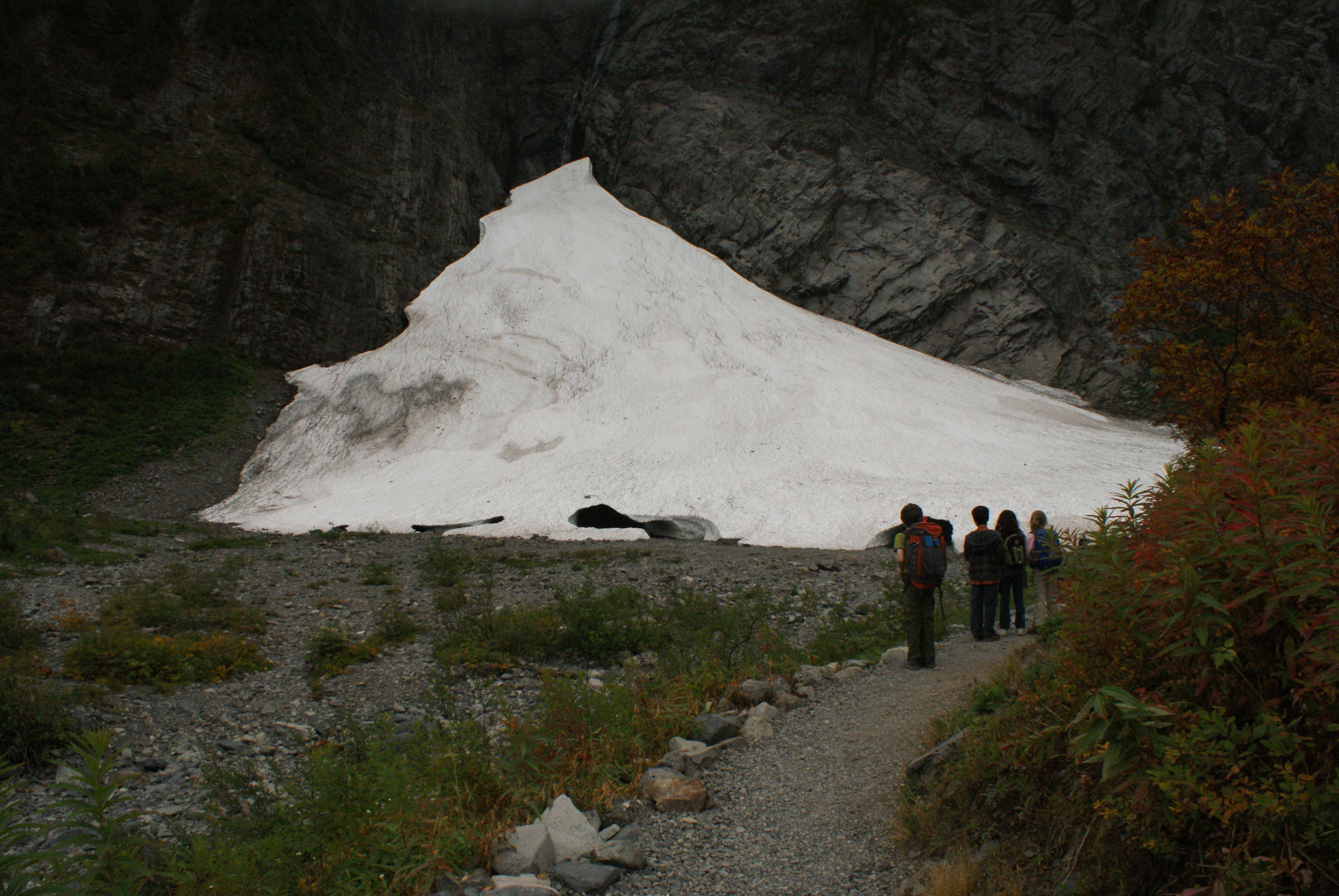 Hike to Big Four Ice Caves