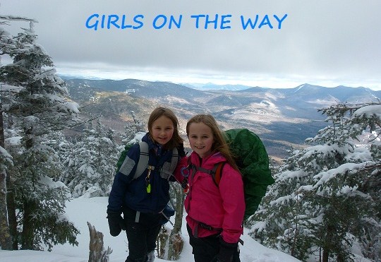 girls on the way, kids hiking, trish herr, patricia ellis herr