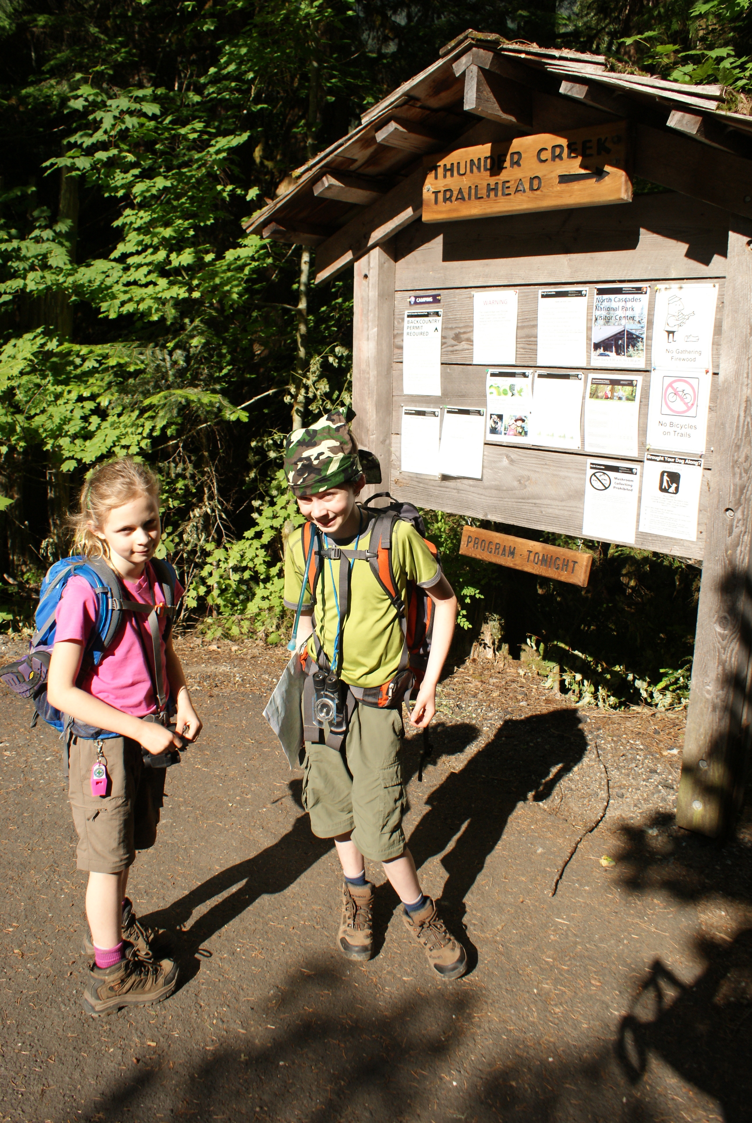 hiking with children, colonial creek campground,